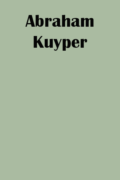 A Kuyper Jr.