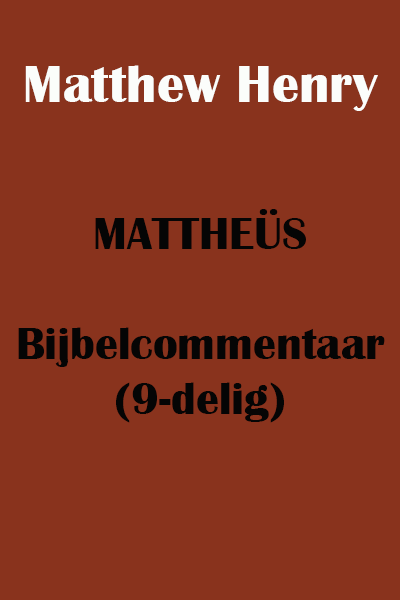 Mattheüs 1 (MH)